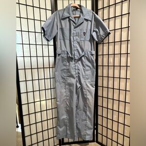VINTAGE 70s SEARS BLUE WORK N LEISURE, COVERALL, MECHANIC UNIFORM, SIZE 44